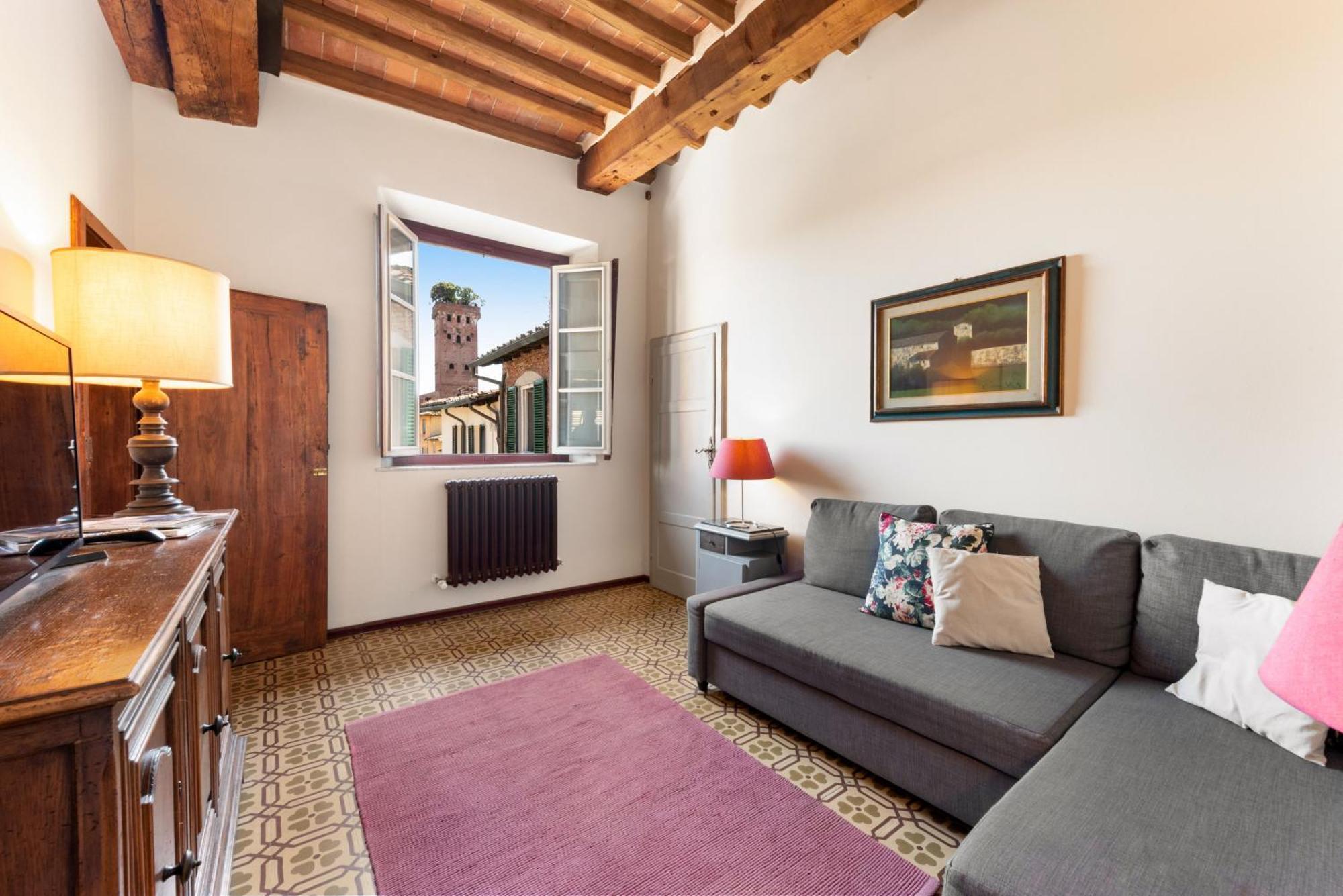 Al Carmine Apartments Towers View With Ac Lucca Dış mekan fotoğraf